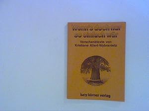 Bild des Verkufers fr Wenn's doch nur so einfach wr. zum Verkauf von ANTIQUARIAT FRDEBUCH Inh.Michael Simon