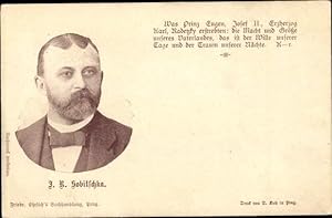Ansichtskarte / Postkarte Josef Richard Sobitschka, Geschäftsmann, Politiker, Portrait