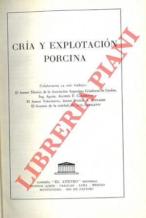 Cria y Explotacion Porcina.