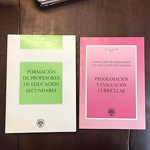 Imagen del vendedor de Formacin de profesores de educacin secundaria. Programacin y evaluacin curricular. 2 vol a la venta por Kavka Libros