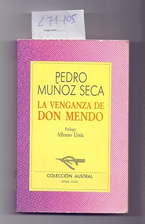 Seller image for LA VENGANZA DE DON MENDO for sale by Libreria 7 Soles