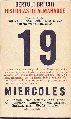 Seller image for HISTORIAS DE ALMANAQUE for sale by Libreria 7 Soles