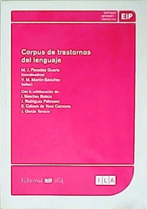 Image du vendeur pour Corpus de trastornos del lenguaje. mis en vente par Librera y Editorial Renacimiento, S.A.