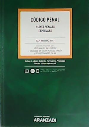 Seller image for Cdigo Penal y leyes penales especiales. for sale by Librera y Editorial Renacimiento, S.A.