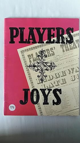 Players' Joys - a record of the first twenty-five years of the Players' Theatre Club