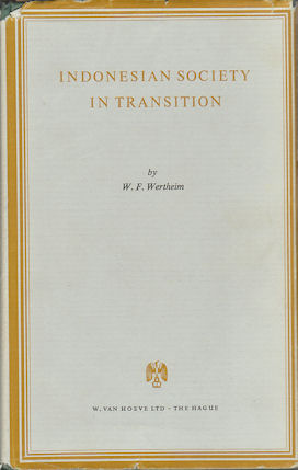 Bild des Verkufers fr Indonesian Society In Transition. A Study of Social Change. zum Verkauf von Asia Bookroom ANZAAB/ILAB