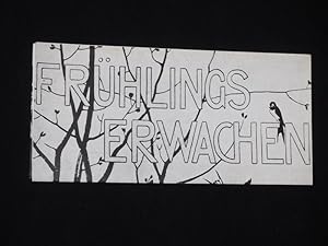 Imagen del vendedor de Programm Berliner Ensemble 1973/74. FRHLINGS ERWACHEN von Wedekind. Regie: B. K. Tragelehn, Einar Scheef, techn. Ltg.: Walter Braunroth. Mit Franz Viehmann, Angelika Waller, Gerhard Mbius, Johannes Conrad, Gnther Arndt, Annemone Haase, Angelika Ritter, Victor Dei, Hans Strbing, Jrgen Prschmann, Heinrich Buttchereit a la venta por Fast alles Theater! Antiquariat fr die darstellenden Knste