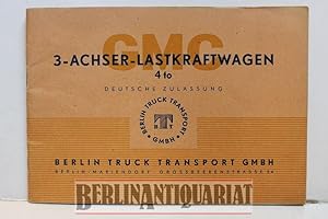 Imagen del vendedor de 3-Achser-Lastkraftwagen 4to Deutsche Zulassung. Berlin Truck Transport GmbH. Eine WARTUNGSANLEITUNG etc., siehe abgebildetes Inhaltsverzeichnis !!!!!!!!!!! a la venta por BerlinAntiquariat, Karl-Heinz Than