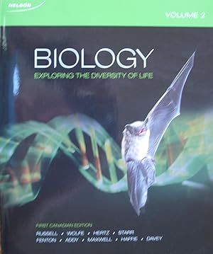 Image du vendeur pour Biology. Exploring the Diversity of Life. Volume 2. First Canadian Edition. mis en vente par Ken Jackson