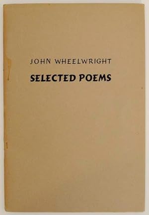 Imagen del vendedor de Selected Poems a la venta por Jeff Hirsch Books, ABAA