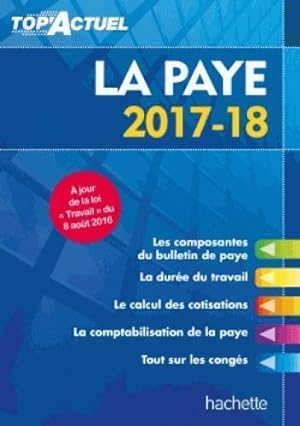top'actuel ; la paye (édition 2017/2018)
