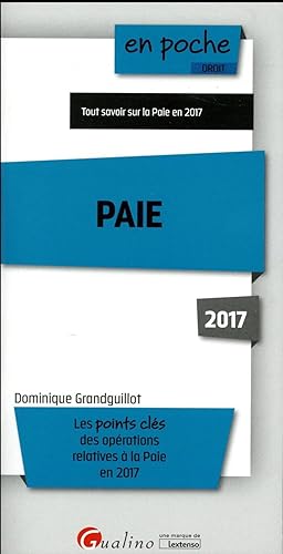 paie (édition 2017)