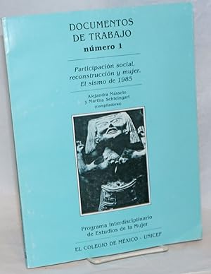 Immagine del venditore per Participacion Social, Reconstruccion y Mujer. El Sismo de 1985 venduto da Bolerium Books Inc.