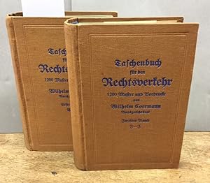 Taschenbuch für den Rechtsverkehr mit 1200 Muster und Vordrucke in 2 Bänden.