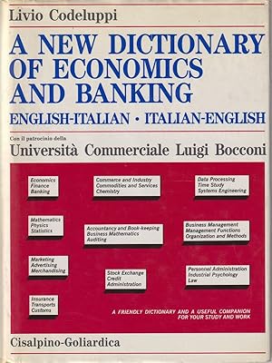 Bild des Verkufers fr A new dictionary of economics and banking zum Verkauf von Librodifaccia