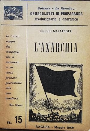 Immagine del venditore per L'anarchia venduto da AU SOLEIL D'OR Studio Bibliografico