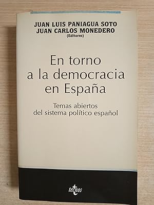 Immagine del venditore per EN TORNO A LA DEMOCRACIA EN ESPAA Temas abiertos del sistema politico espaol (NUEVO) venduto da Gibbon Libreria