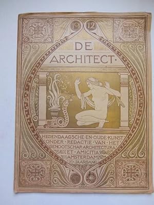 Bild des Verkufers fr De Architect. Hedendaagsche en oude kunst. Onder redactie van het Genootschap Architectura et Amicitia, Amsterdam. 20e Jaargang. zum Verkauf von Antiquariaat De Boekenbeurs