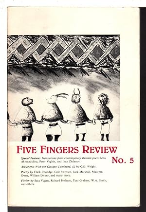 Bild des Verkufers fr FIVE FINGERS REVIEW: No. 5, 1987. zum Verkauf von Bookfever, IOBA  (Volk & Iiams)