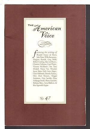 Seller image for THE AMERICAN VOICE, NO. 47, 1998. for sale by Bookfever, IOBA  (Volk & Iiams)