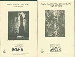 American and European Fine Prints November 1990 and June 1991. [Two Auction Catalogues].