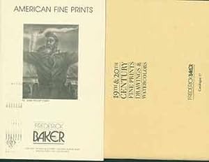 American Fine Prints February 1991 and 19th and 20th Century Fine Prints Drawings and Watercolors...