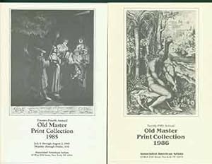 Old Master Print Collection 1985 &1986. [Two Auction Catalogues].