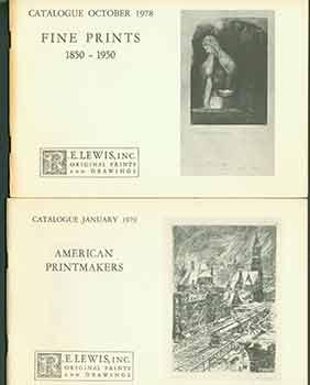 Fine Prints 1850-1950 October 1978 and American Printmakers January 1979. [Two Auction Catalogues].