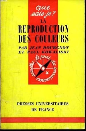 Image du vendeur pour Que sais-je? N 472 La reproduction des couleurs mis en vente par Le-Livre