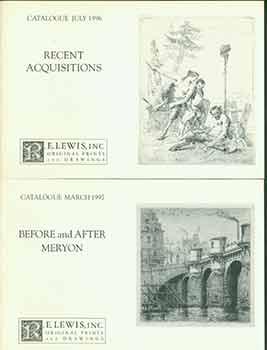 Recent Acquisitions July 1996 and Before and After Meryon March 1997. [Two Auction Catalogues].