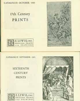 17th Century Prints October 1984 and Sixteenth Century Prints September 1985. [Two Auction Catalo...