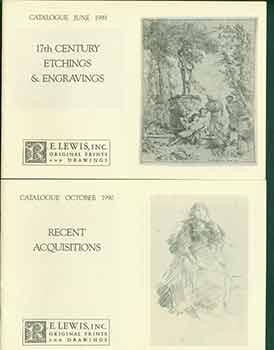 17th Century Etchings & Engravings June 1989 and Recent Acquisitions October 1990. [Two Auction C...