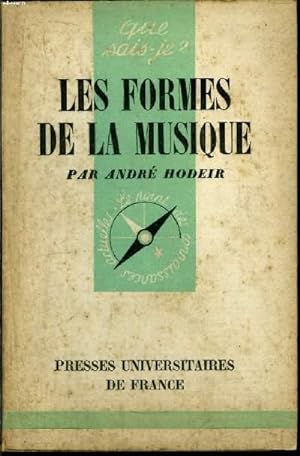 Seller image for Que sais-je? N 478 Les formes de la musique for sale by Le-Livre