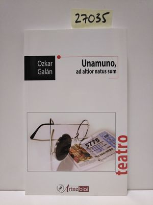 Imagen del vendedor de UNAMUNO, AD ALTIOR NATUS SUM a la venta por Librera Circus