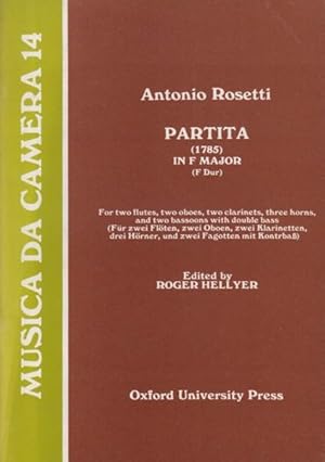 Partita in F major (1785) - Study Score
