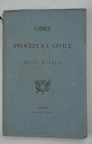 Codice di procedura civile del Regno d'Italia.