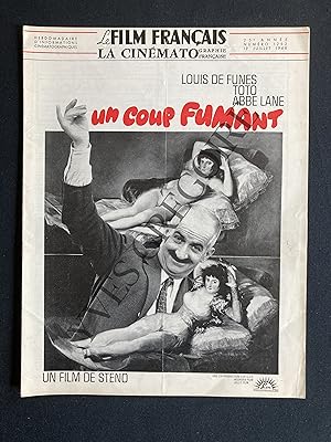 LE FILM FRANCAIS-LA CINEMATOGRAPHIE FRANCAISE-N°1252-19 JUILLET 1968-LOUIS DE FUNES