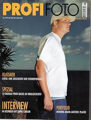 Bild des Verkufers fr Profifoto. Magazin fr professionelle Fotografie und Digital Imaging. Nr. 5/2001 zum Verkauf von Versandantiquariat Sylvia Laue