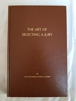 Imagen del vendedor de The Art of Selecting a Jury a la venta por Tangible Tales