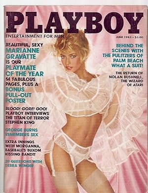 Seller image for Playboy Magazine June 1983 Stephen King interview for sale by biblioboy