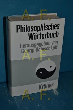 Bild des Verkufers fr Philosophisches Wrterbuch begr. von Heinrich Schmidt / Krners Taschenausgabe , Bd. 13 zum Verkauf von Antiquarische Fundgrube e.U.