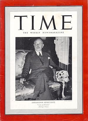 Time The Weekly News Magazine Volume XXXVII Number 10, March 10, 1941 hd