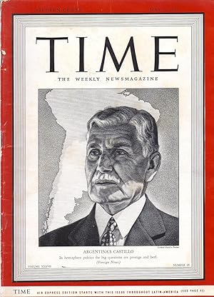 Time The Weekly News Magazine Volume XXXVII Number 16, Apri 31, 1941 hd