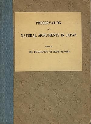 Preservation of natural monuments in Japan
