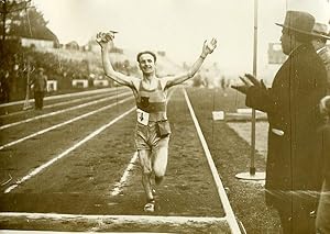 Seller image for France Athletics Sport Colombes Marienne winner of Marathon Old Photo 1925 for sale by Bits of Our Past Ltd