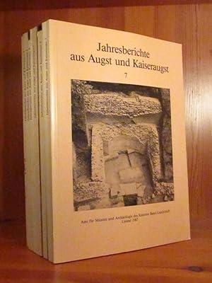 Jahresberichte aus Augst und Kaiseraugst, Bände 1 (1980) bis 7 (1987).