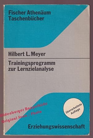 Trainingsprogramm zur Lehrzielanalyse - Meyer, Hilbert L.