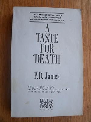 A Taste for Death