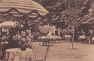 Table Waitresses Hotel Barbizon Belgium Antique Postcard