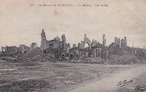 Les Ruines De Bailleul Beffroi Belfry French Old Postcard